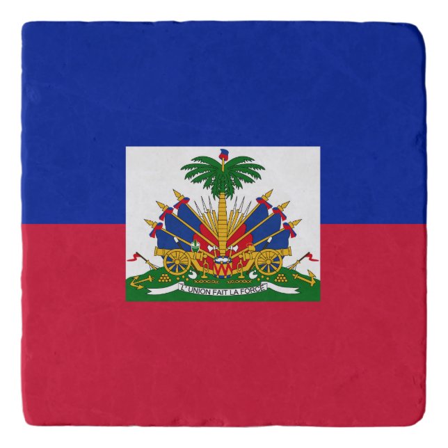Haiti Flag Trivet (Front)