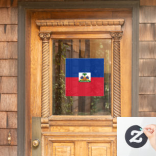 Haiti flag window cling