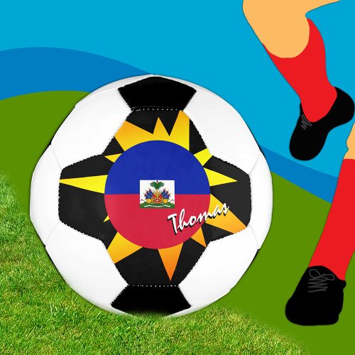 Haiti Football  Haitian Flag  BANG Soccer Ball