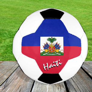 Haiti Football & Haitian Flag / Sports Soccer Ball