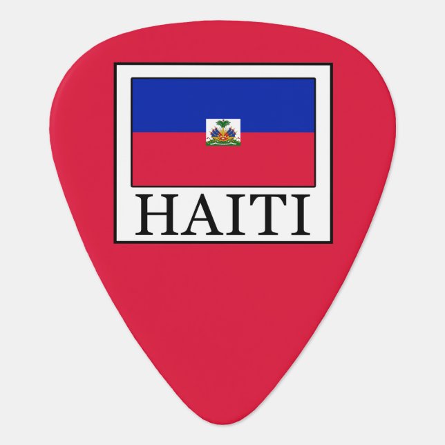 Haiti Guitar Pick (Front)