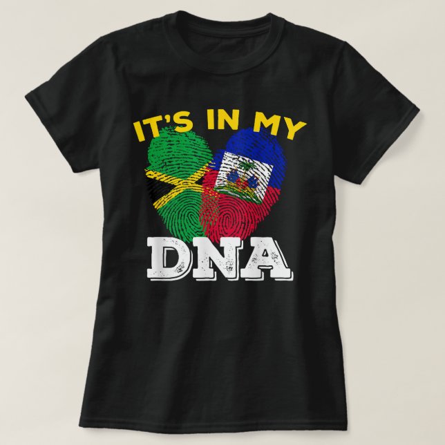 Haiti Haitian America Jamaica Caribbean T-Shirt (Design Front)