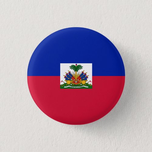 Haiti Haitian Flag Button