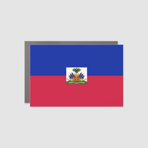 Haiti Haitian Flag Car Magnet