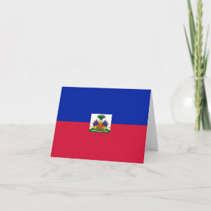 Haiti (Haitian) Flag Card