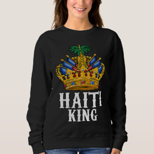 Haiti Haitian Flag Day Proud Prince Boy Ayiti Kid  Sweatshirt