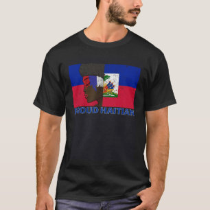Haiti Haitian Flag Day Proud Woman Ayiti Girl  11 T-Shirt