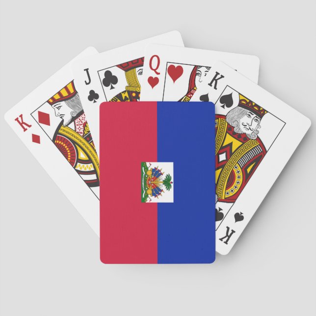 Haiti (Haitian) Flag Poker Cards (Back)