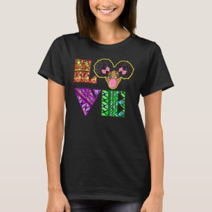 Haiti Haitian Love Flag Proud Girl Princess Queen  T-Shirt