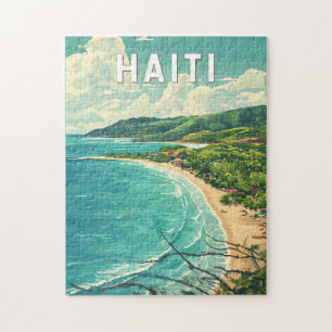 Haiti Illustration Travel Art Vintage Jigsaw Puzzle