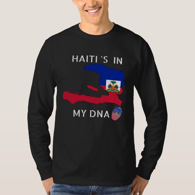Haiti Is In My DNA Haitian flag day Pride Haiti T-Shirt (Front)