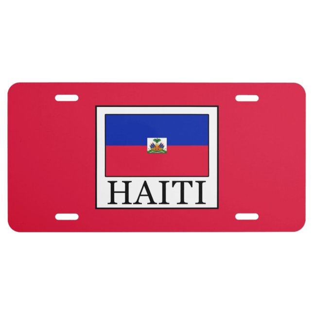 Haiti License Plate (Front)