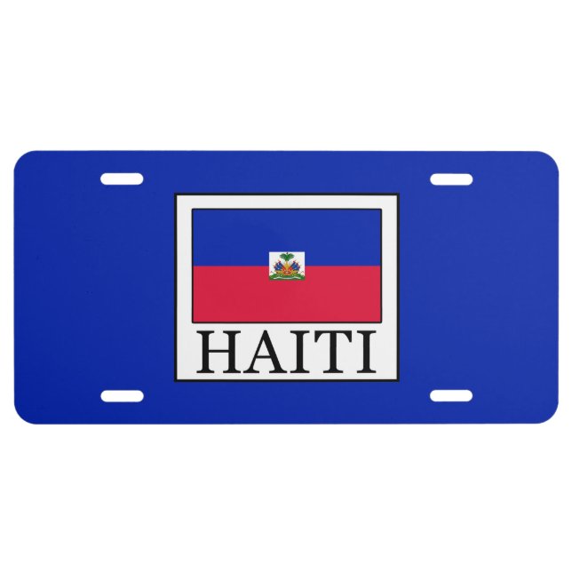 Haiti License Plate (Front)