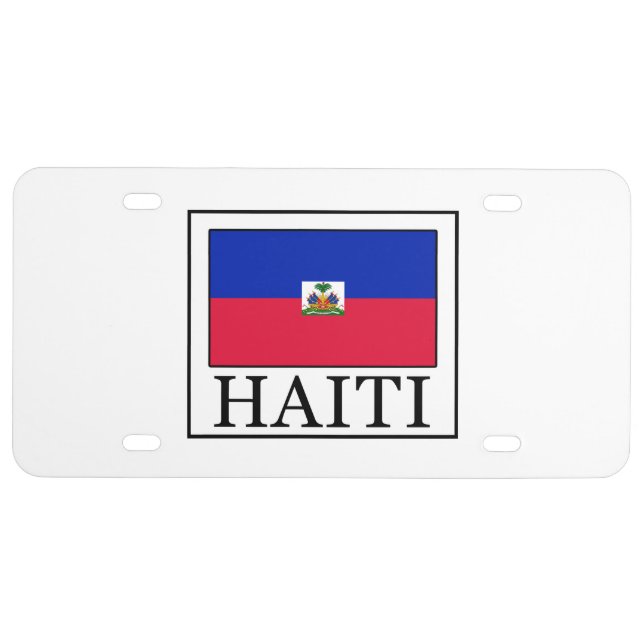 Haiti License Plate (Front)