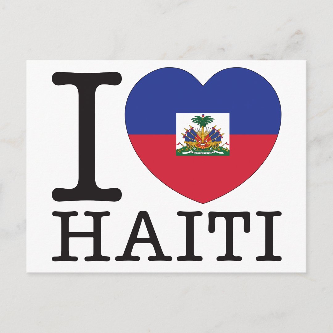 Haiti Love v2 Postcard | Zazzle