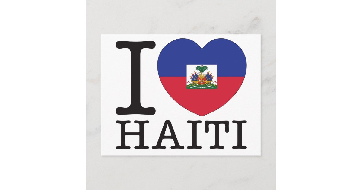 Haiti Love v2 Postcard | Zazzle