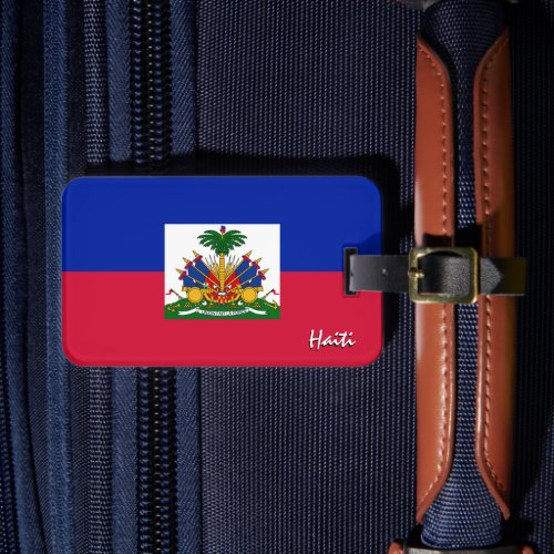 Haiti Luggage Tags patriotic Haitian Flag Luggage Tag