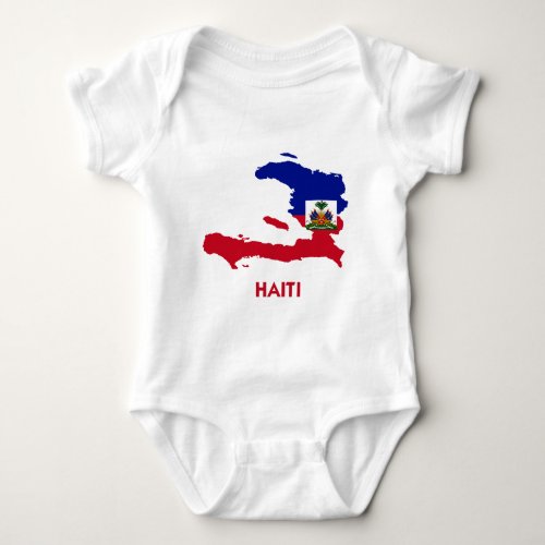 HAITI MAP BABY BODYSUIT