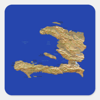 Haiti Map Sticker