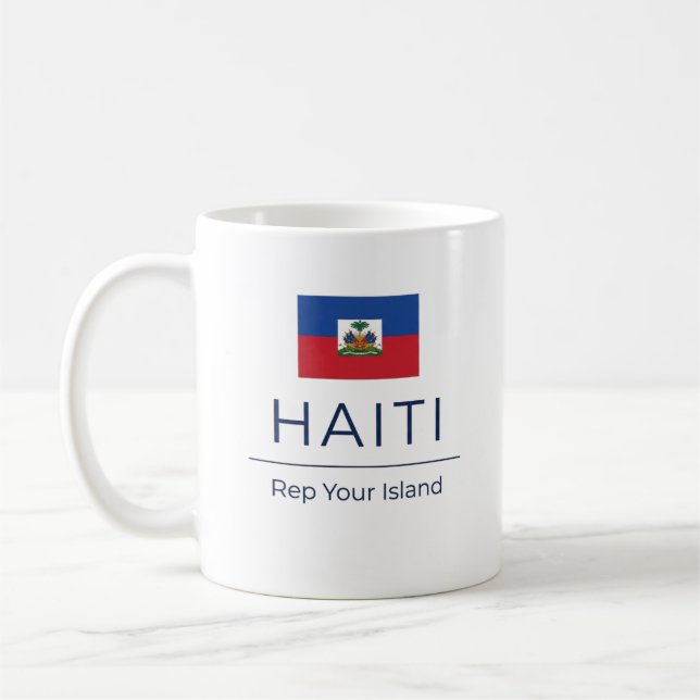 Haiti Minimalist | Everyday Pride Coffee Mug (Left)
