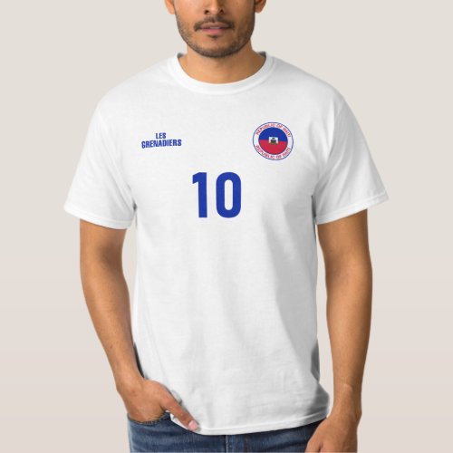 Haiti National Football Team Soccer Retro T_Shirt
