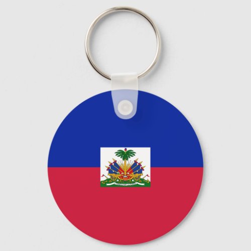 Haiti National World Flag Keychain