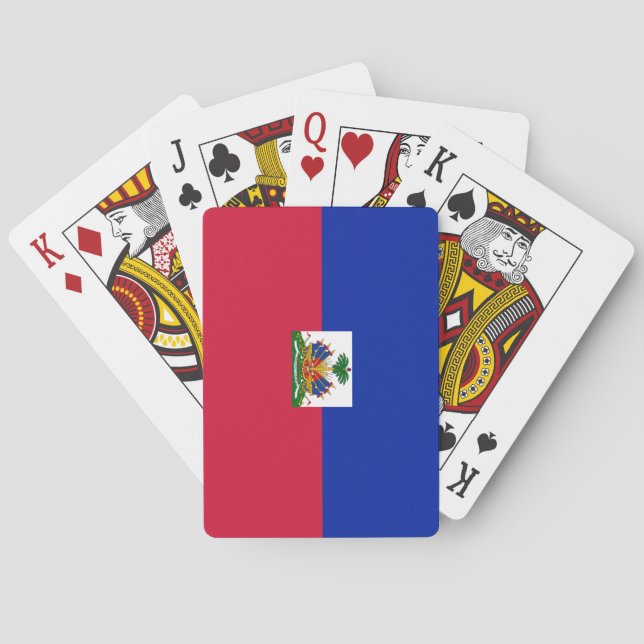Haiti National World Flag Poker Cards (Back)