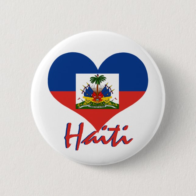 Haiti Pinback Button (Front)