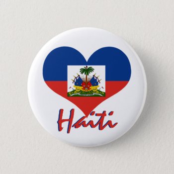 Haiti Pinback Button by Xuxario at Zazzle