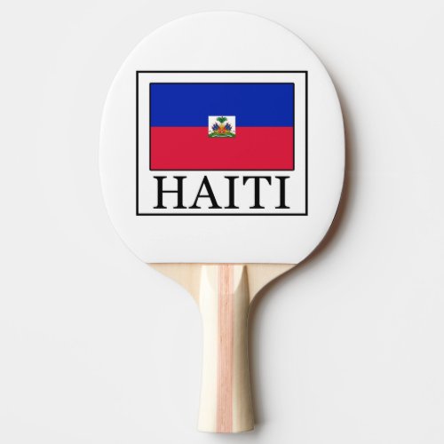 Haiti Ping Pong Paddle