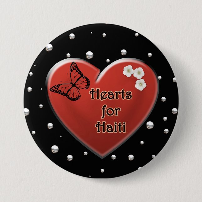 Haiti Relief Valentine Buttons (Front)