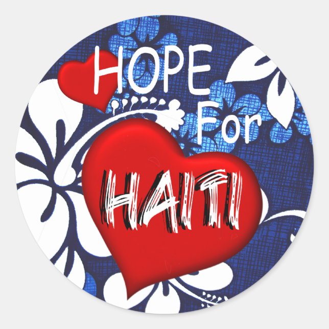 Haiti Relief Valentine Stickers (Front)