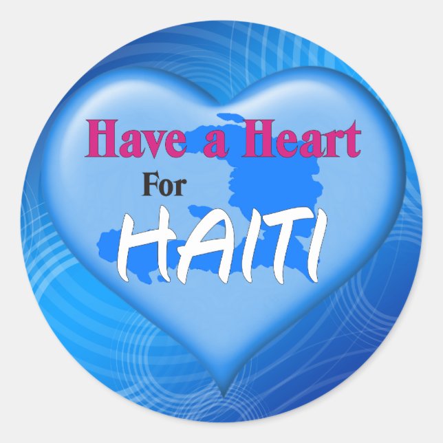 Haiti Relief Valentine Stickers (Front)