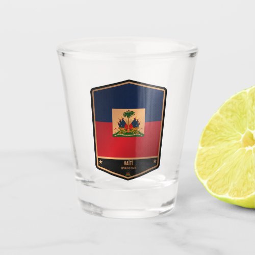 Haiti Shot Glass