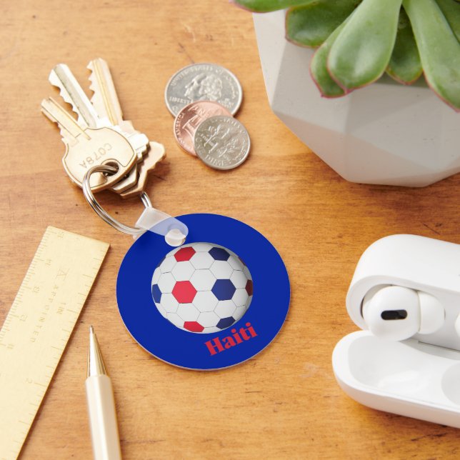 Haiti Soccer Keychain (Desk)