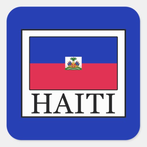 Haiti Square Sticker