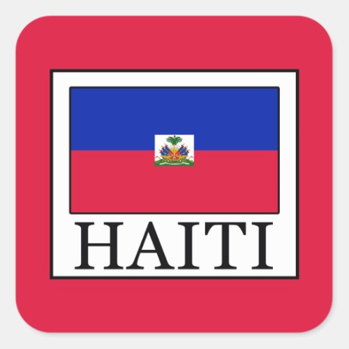 Haiti Square Sticker