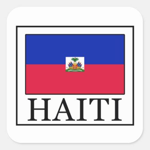 Haiti Square Sticker