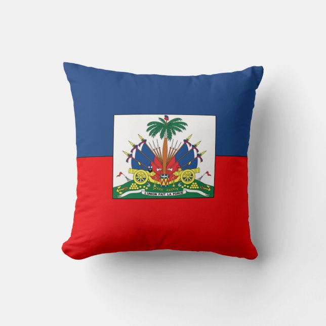 Haiti Throw Pillow (Front)