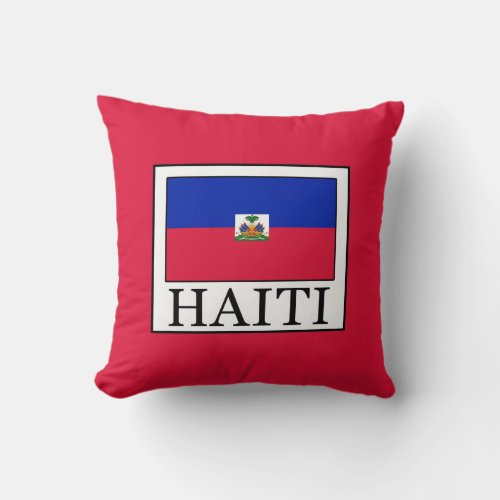 Haiti Throw Pillow