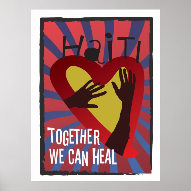 HAITI - Together We Can Heal Poster (Front)