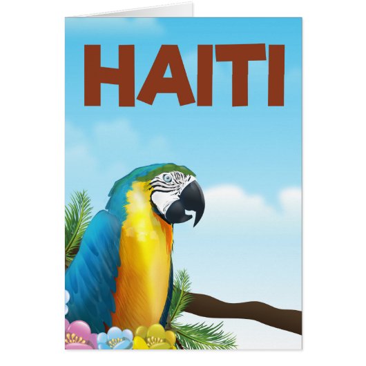 Haiti Travel poster Cards (Front)