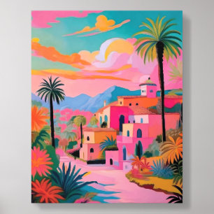 Haiti Travel Poster La Citadelle Wall Art Caribbea Acrylic Photo Tile