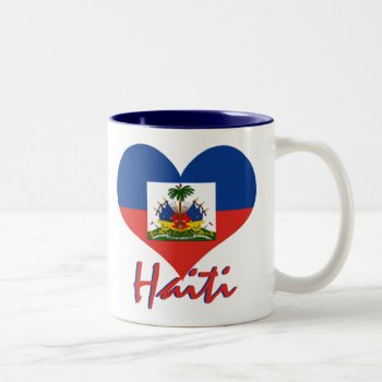 Haiti Two-tone Coffee Mug by Xuxario at Zazzle