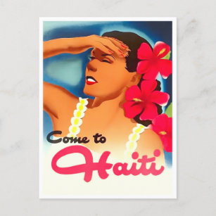Haiti vintage travel postcard