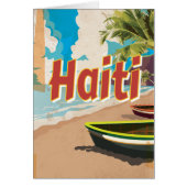 Haiti Vintage vacation Poster (Front)