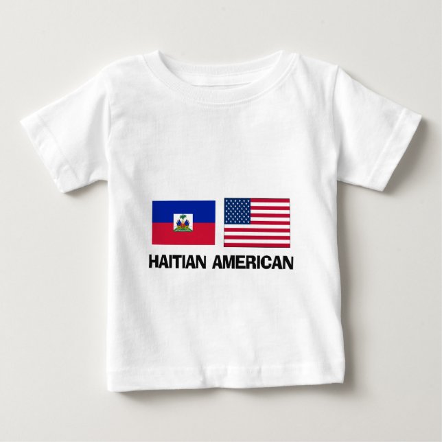 Haitian American Baby T-Shirt (Front)