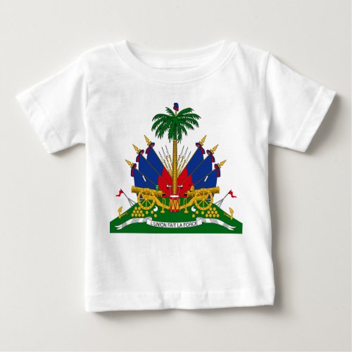 Haitian Coat of Arms Haiti Baby T_Shirt