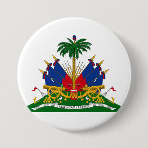 Haitian Coat of Arms (Haiti) Button
