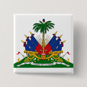 Haitian Coat of Arms (Haiti) Button